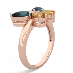 Alexandrite Butterfly 14K Rose Gold ring R2215