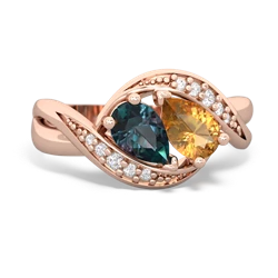 Alexandrite Summer Winds 14K Rose Gold ring R5342