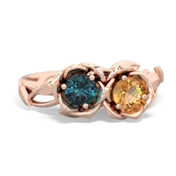 Alexandrite Rose Garden 14K Rose Gold ring R5510