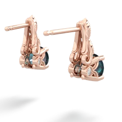 Alexandrite Antique Elegance 14K Rose Gold earrings E3100