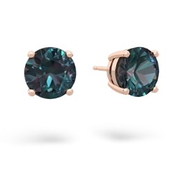 matching earrings - 8mm Round Stud