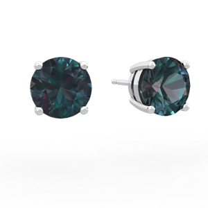matching earrings - 8mm Round Stud