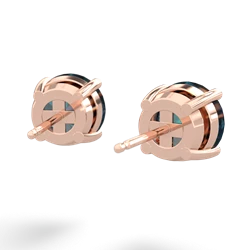 Alexandrite 8Mm Round Stud 14K Rose Gold earrings E1788