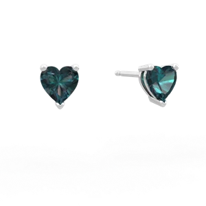 matching earrings - 5mm Heart Stud