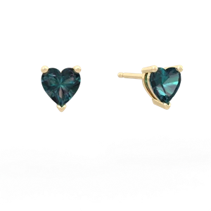 matching earrings - 5mm Heart Stud