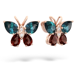 matching earrings - Butterfly