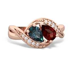 Alexandrite Summer Winds 14K Rose Gold ring R5342