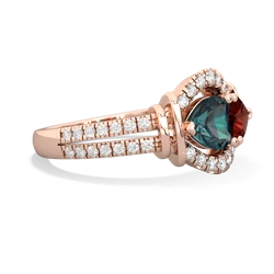 Alexandrite Art-Deco Keepsake 14K Rose Gold ring R5630