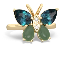 matching rings - Butterfly