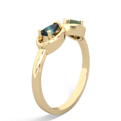 Alexandrite Infinity 14K Yellow Gold ring R5050