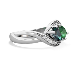 Alexandrite Summer Winds 14K White Gold ring R5342