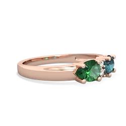 Alexandrite Pear Bowtie 14K Rose Gold ring R0865