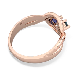 Alexandrite Summer Winds 14K Rose Gold ring R5342