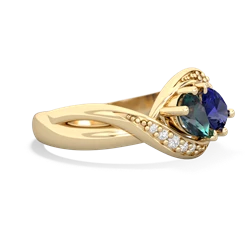 Alexandrite Summer Winds 14K Yellow Gold ring R5342