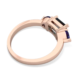 Alexandrite Three Stone 14K Rose Gold ring R5235