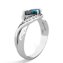 Alexandrite Summer Winds 14K White Gold ring R5342