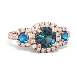 Alexandrite Regal Halo 14K Rose Gold ring R5350