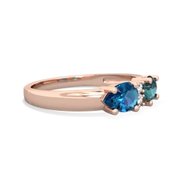 Alexandrite Pear Bowtie 14K Rose Gold ring R0865