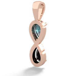 Alexandrite Infinity 14K Rose Gold pendant P5050