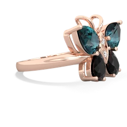 Alexandrite Butterfly 14K Rose Gold ring R2215