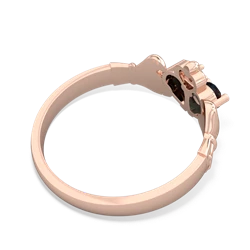 Alexandrite 'Our Heart' Claddagh 14K Rose Gold ring R2388