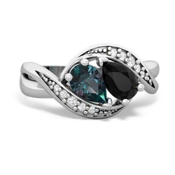 Alexandrite Summer Winds 14K White Gold ring R5342