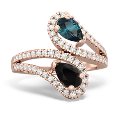 Alexandrite Diamond Dazzler 14K Rose Gold ring R3000