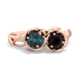 Alexandrite Rose Garden 14K Rose Gold ring R5510