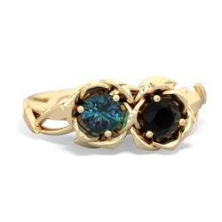 Alexandrite Rose Garden 14K Yellow Gold ring R5510