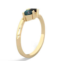 Alexandrite Sweethearts 14K Yellow Gold ring R5260