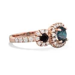 Alexandrite Regal Halo 14K Rose Gold ring R5350