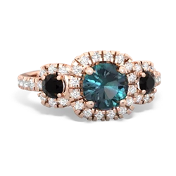 Alexandrite Regal Halo 14K Rose Gold ring R5350