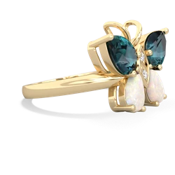 Alexandrite Butterfly 14K Yellow Gold ring R2215