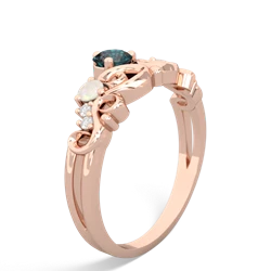 Alexandrite Crown Keepsake 14K Rose Gold ring R5740