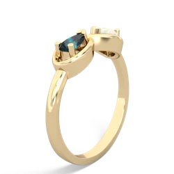 Alexandrite Infinity 14K Yellow Gold ring R5050