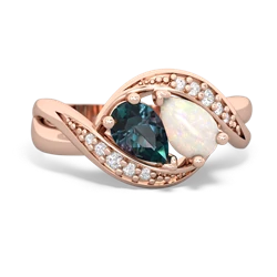 Alexandrite Summer Winds 14K Rose Gold ring R5342