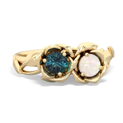 Alexandrite Rose Garden 14K Yellow Gold ring R5510