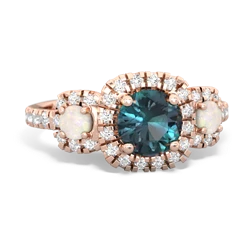 Alexandrite Regal Halo 14K Rose Gold ring R5350