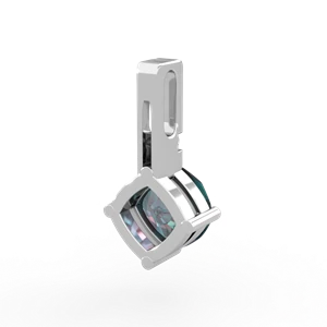 Alexandrite Simply Elegant 14K White Gold pendant P2489