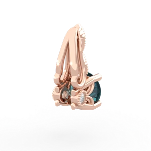 Alexandrite Antique Elegance 14K Rose Gold pendant P3100