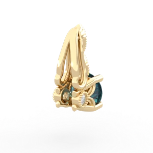 Alexandrite Antique Elegance 14K Yellow Gold pendant P3100