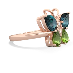 Alexandrite Butterfly 14K Rose Gold ring R2215