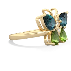 Alexandrite Butterfly 14K Yellow Gold ring R2215