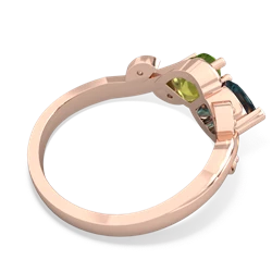 Alexandrite Floral Elegance 14K Rose Gold ring R5790