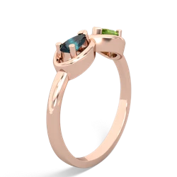 Alexandrite Infinity 14K Rose Gold ring R5050