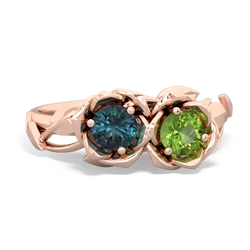 Alexandrite Rose Garden 14K Rose Gold ring R5510