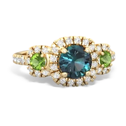 Alexandrite Regal Halo 14K Yellow Gold ring R5350