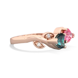 Alexandrite Floral Elegance 14K Rose Gold ring R5790