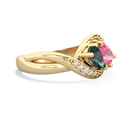 Alexandrite Summer Winds 14K Yellow Gold ring R5342