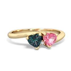 Alexandrite Sweethearts 14K Yellow Gold ring R5260